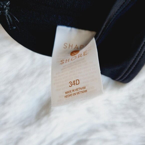 Shade & Shore Women's High Neck Braided Strap Bikini Top (34D) BT7-EA - Picture 4 of 4